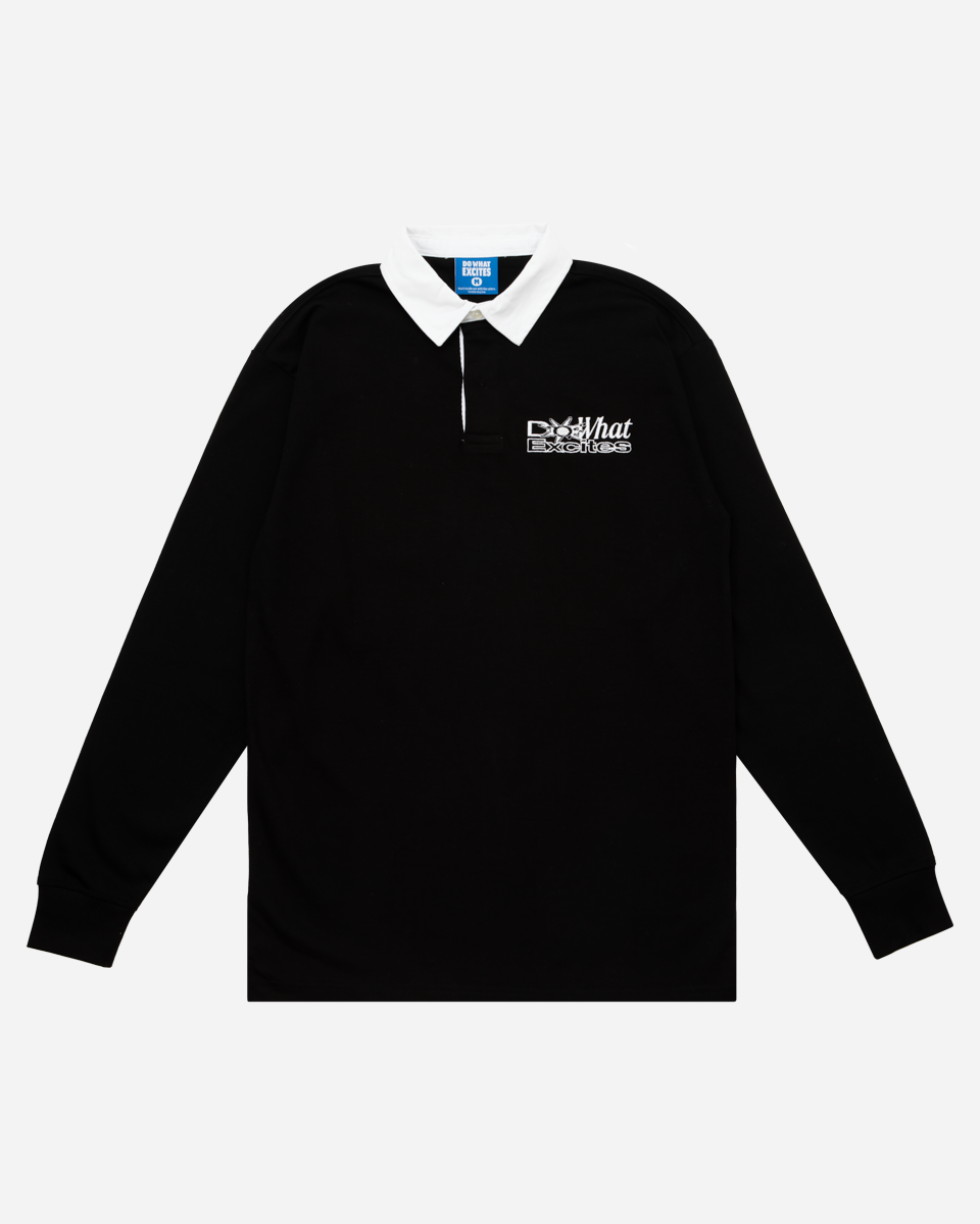Break Through | Black Rugby Polo – Do What Excites