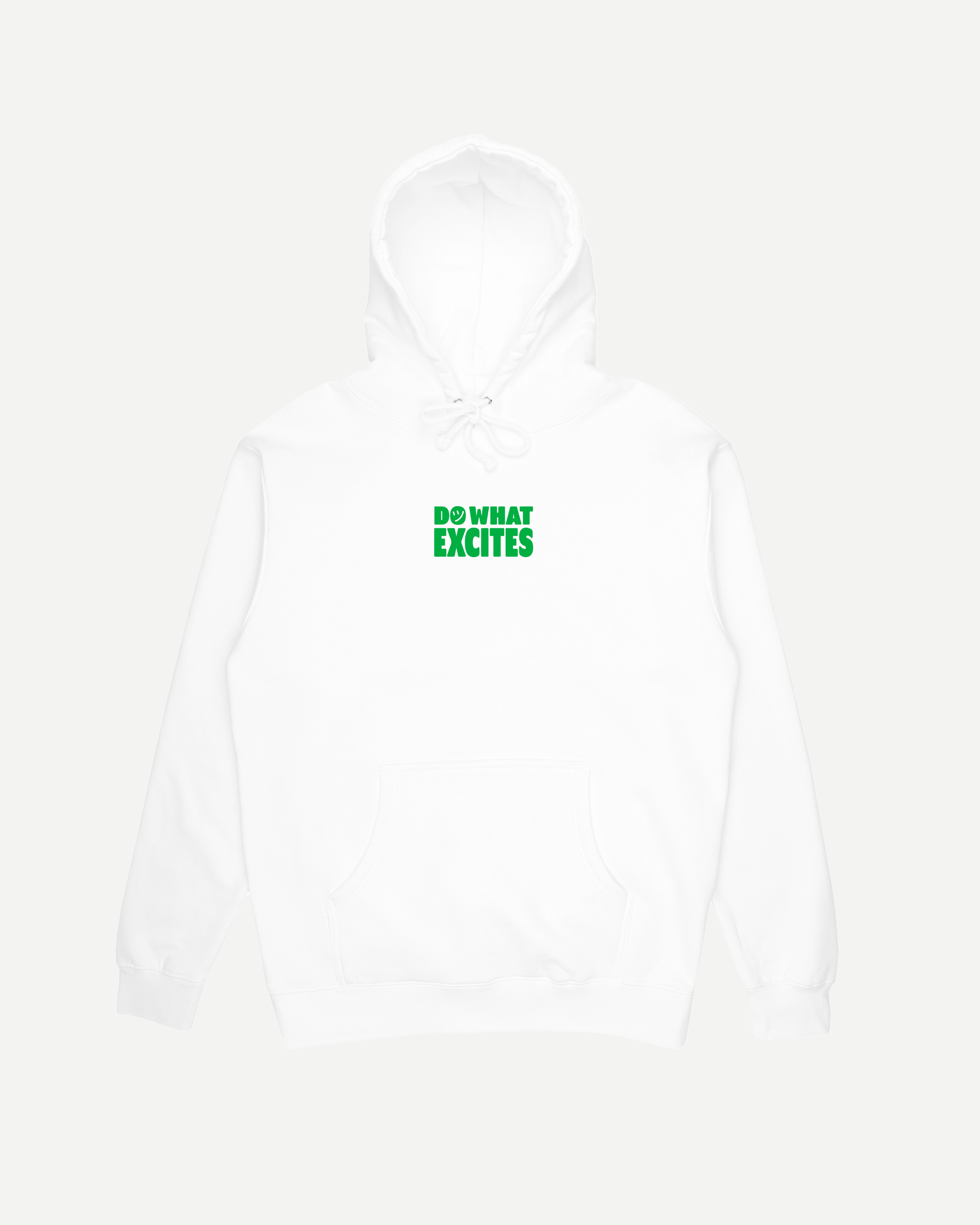 DWE Logo | White Hoodie